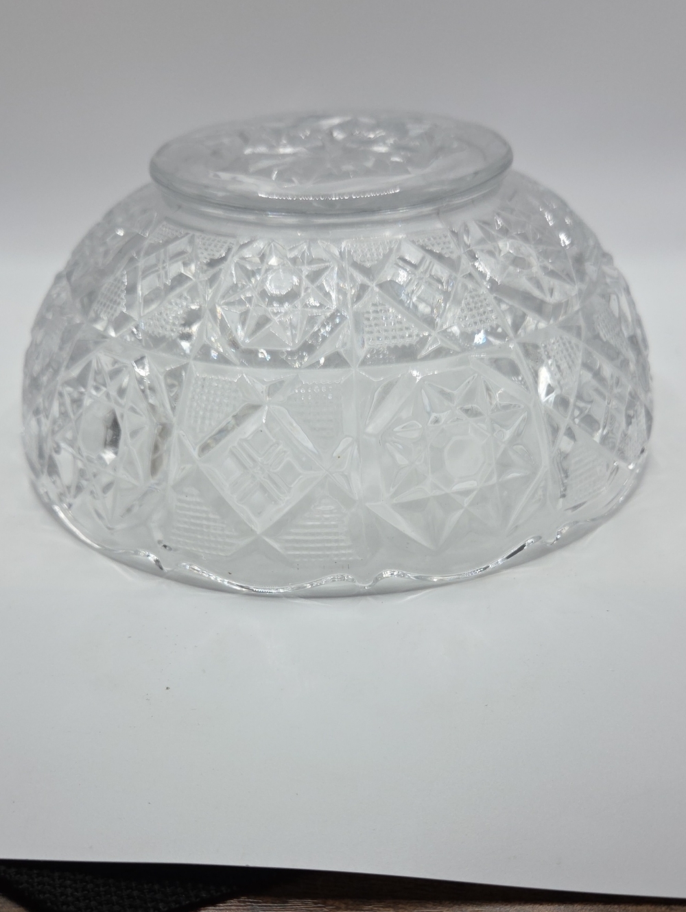 Fostoria Shelton Star Large Heavy Serving Bowl
